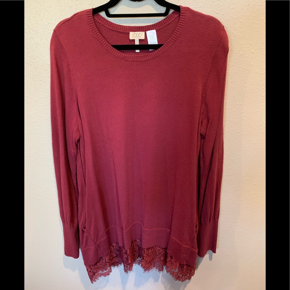 Pretty in pink with lace